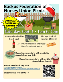Sept. 2 Backus Union Picnic Flyer
